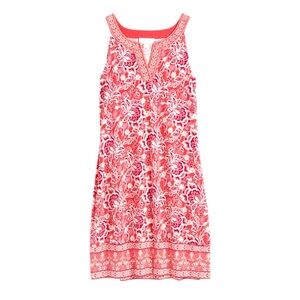 Market & Spruce Alhambra Embroidered Trim Knit Dress Women’s Size S